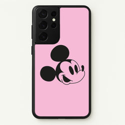 Pink Mickey  - Mickey Mouse Phone Case for Galaxy S21 Ultra