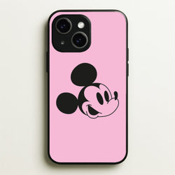Pink Mickey  - Mickey Mouse Phone Case for iPhone 15