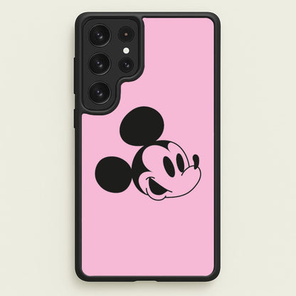 Pink Mickey  - Mickey Mouse Phone Case for Galaxy S22 Ultra