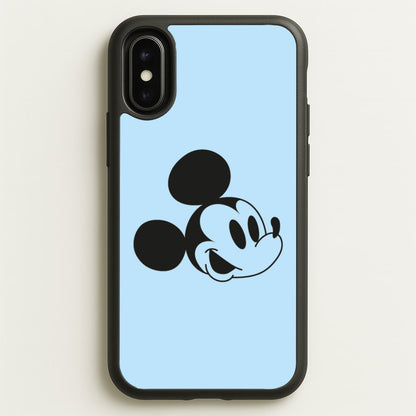 Blue Mickey  - Mickey Mouse Phone Case for iPhone X / XS