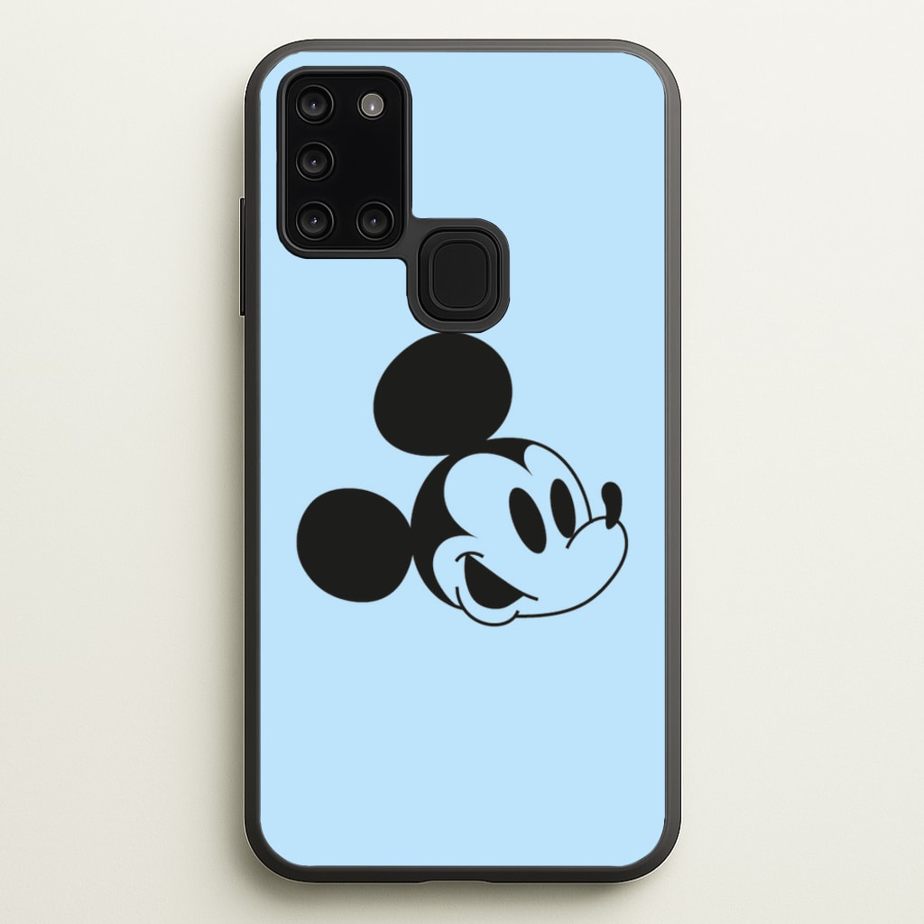Blue Mickey  - Mickey Mouse Phone Case for Galaxy A21s