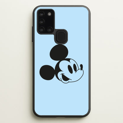 Blue Mickey  - Mickey Mouse Phone Case for Galaxy A21s