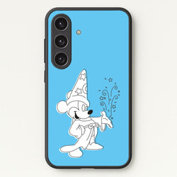 Wizard Mickey Blue  - Mickey Mouse Phone Case for Galaxy S24