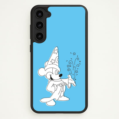 Wizard Mickey Blue  - Mickey Mouse Phone Case for Galaxy S23