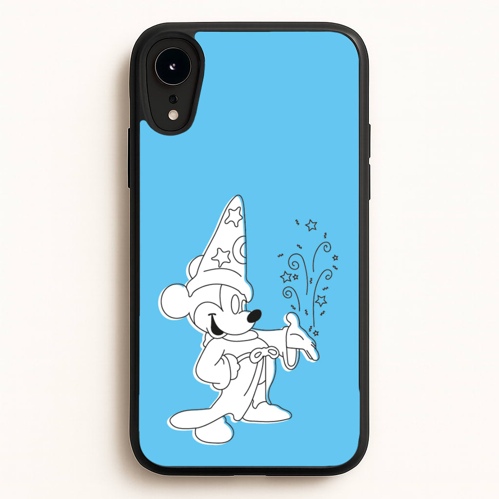 Wizard Mickey Blue  - Mickey Mouse Phone Case for iPhone XR