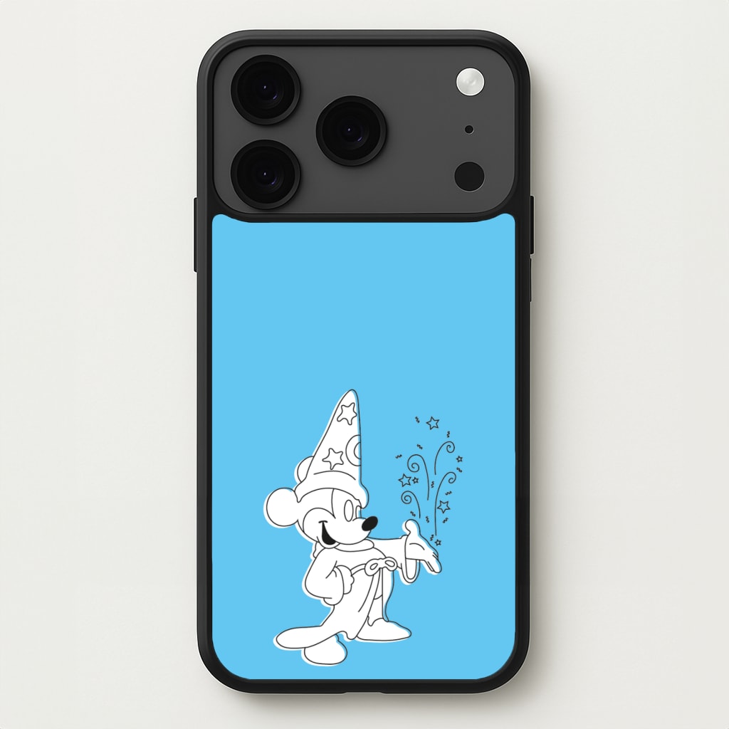Wizard Mickey Blue Phone Case for iPhone 17 Pro