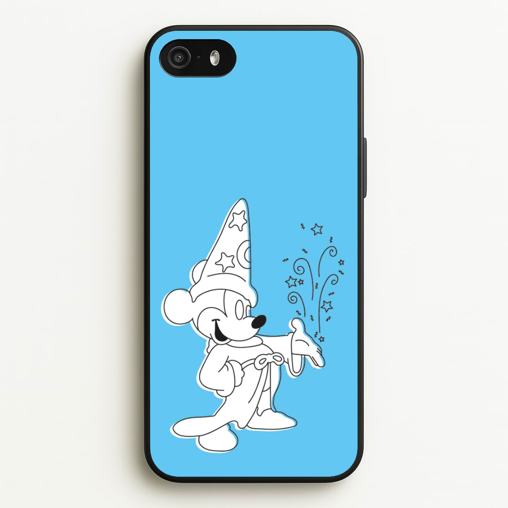 Wizard Mickey Blue  - Mickey Mouse Phone Case for iPhone 5 / 5s / SE 2016