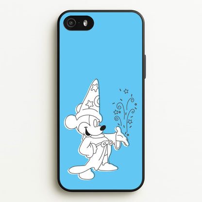 Wizard Mickey Blue  - Mickey Mouse Phone Case for iPhone 5 / 5s / SE 2016