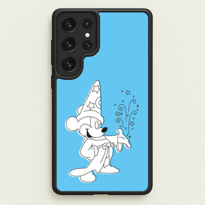 Wizard Mickey Blue  - Mickey Mouse Phone Case for Galaxy S22 Ultra