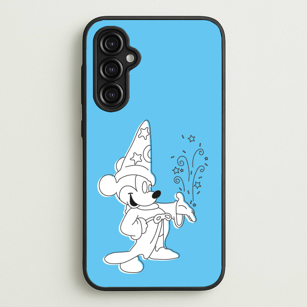 Wizard Mickey Blue  - Mickey Mouse Phone Case for Galaxy A14
