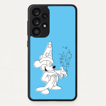 Wizard Mickey Blue  - Mickey Mouse Phone Case for Galaxy A53