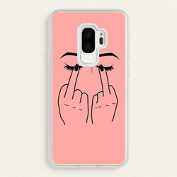 Middle Finger Eyes  -  Phone Case for Galaxy S9 Plus