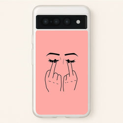 Middle Finger Eyes  -  Phone Case for Google Pixel 7 Pro