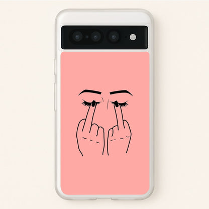 Middle Finger Eyes  -  Phone Case for Google Pixel 7 Pro