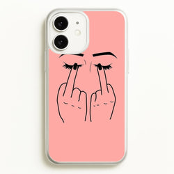 Middle Finger Eyes  -  Phone Case for iPhone 11