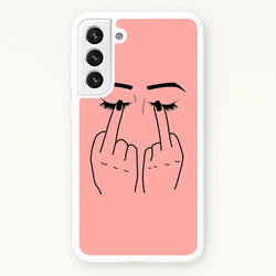 Middle Finger Eyes  -  Phone Case for Galaxy S22 Plus
