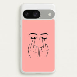 Middle Finger Eyes  -  Phone Case for Google Pixel 9 / 9 Pro