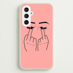 Middle Finger Eyes  -  Phone Case for Galaxy S23FE