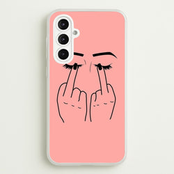 Middle Finger Eyes  -  Phone Case for Galaxy A16