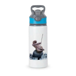 Wrecking Ball Sloth Active Water Bottle - Blue