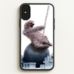 Wrecking Ball Sloth  - Miley Cyrus Phone Case for iPhone XS Max