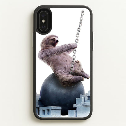 Wrecking Ball Sloth  - Miley Cyrus Phone Case for iPhone XS Max