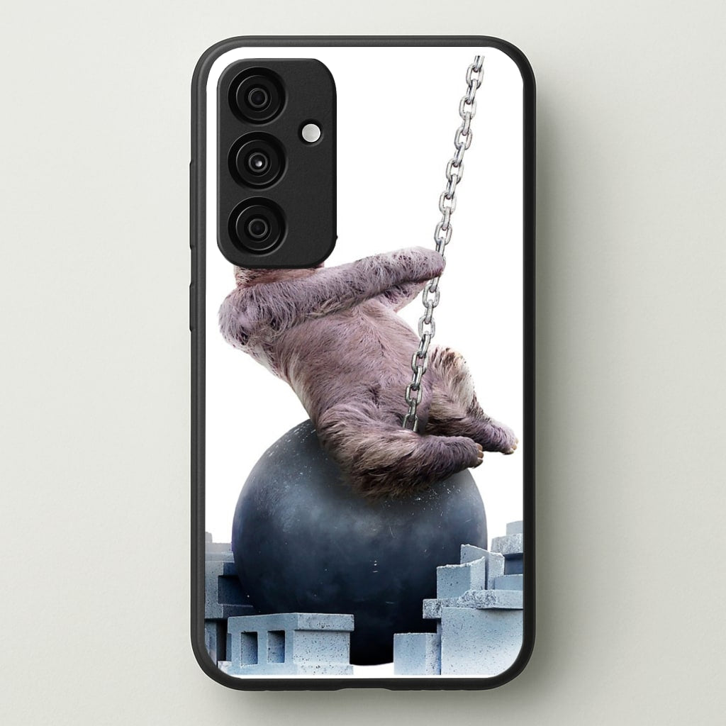 Wrecking Ball Sloth  - Miley Cyrus Phone Case for Galaxy A35