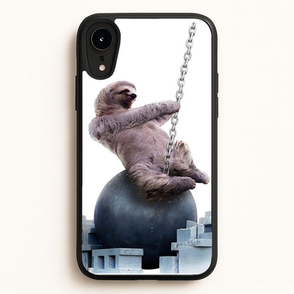 Wrecking Ball Sloth  - Miley Cyrus Phone Case for iPhone XR