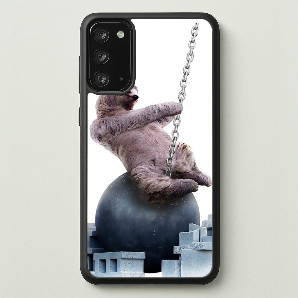 Wrecking Ball Sloth  - Miley Cyrus Phone Case for Galaxy Note 20