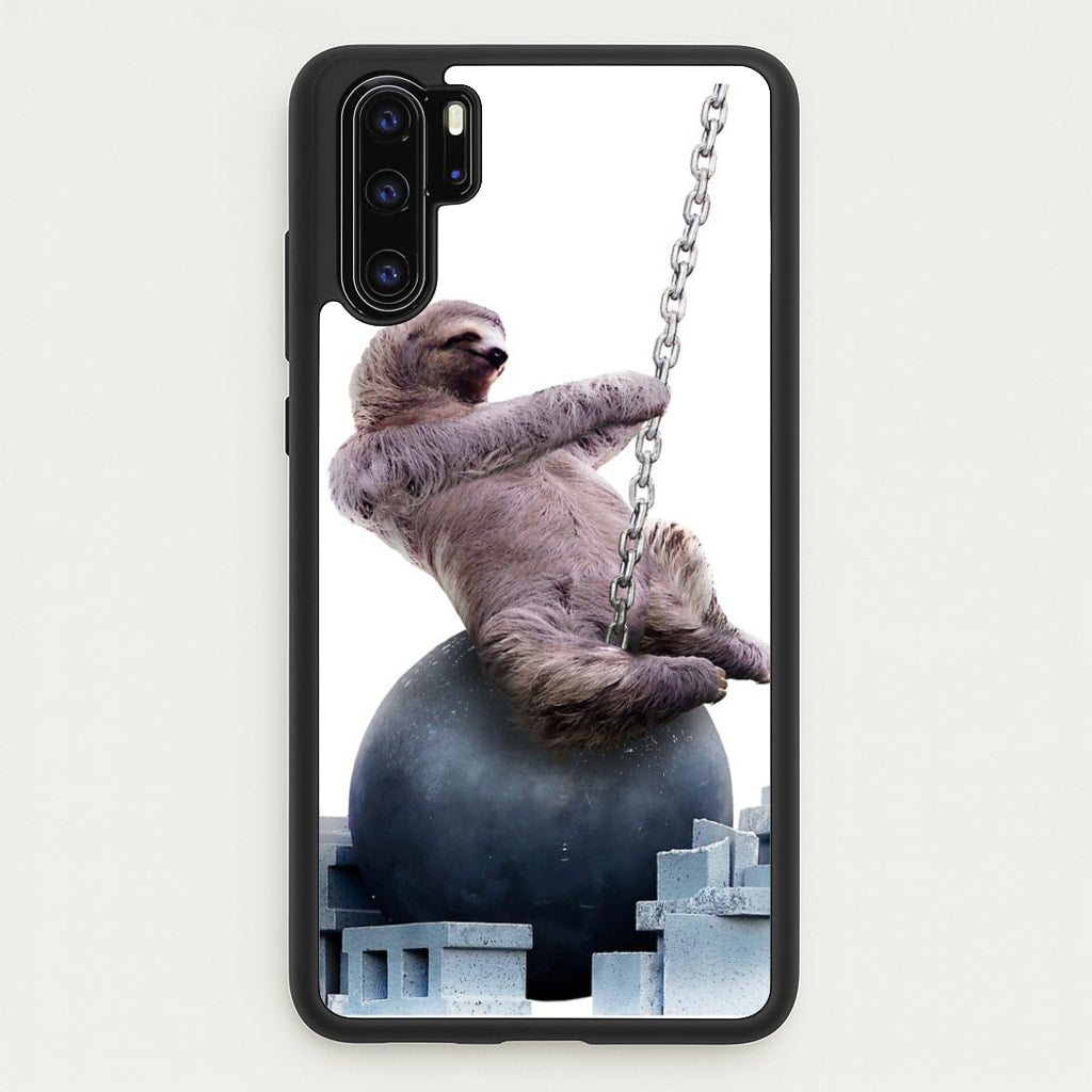 Wrecking Ball Sloth  - Miley Cyrus Phone Case for Huawei P30 Pro