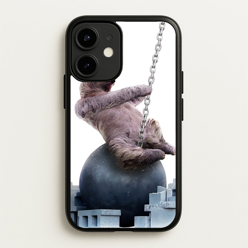 Wrecking Ball Sloth  - Miley Cyrus Phone Case for iPhone 12 Mini