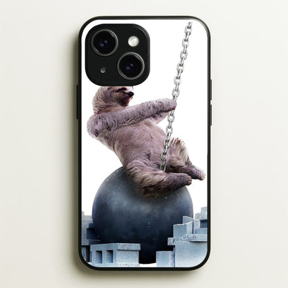 Wrecking Ball Sloth  - Miley Cyrus Phone Case for iPhone 15 Plus