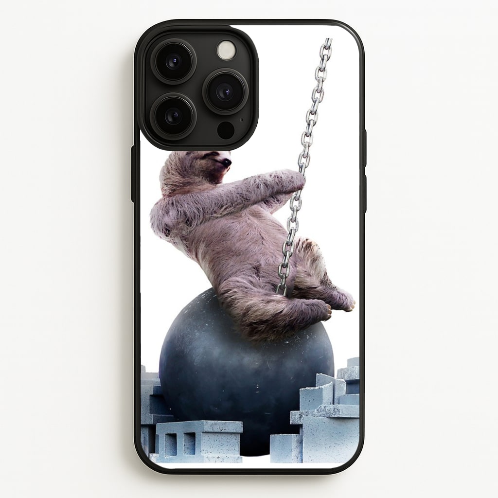 Wrecking Ball Sloth  - Miley Cyrus Phone Case for iPhone 13 Pro Max