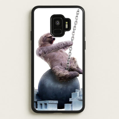 Wrecking Ball Sloth  - Miley Cyrus Phone Case for Galaxy S9