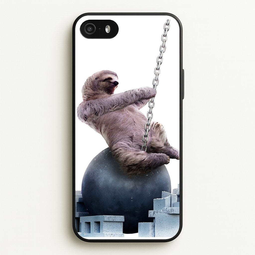Wrecking Ball Sloth  - Miley Cyrus Phone Case for iPhone 5 / 5s / SE 2016