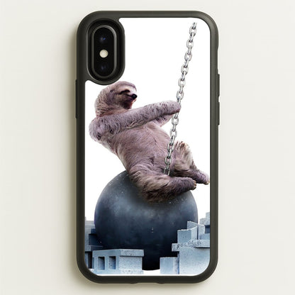 Wrecking Ball Sloth  - Miley Cyrus Phone Case for iPhone X / XS