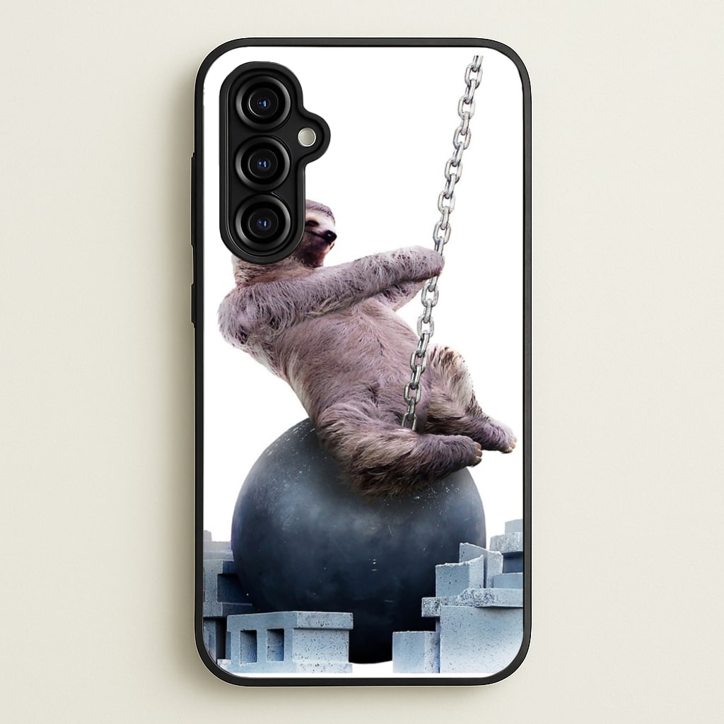 Wrecking Ball Sloth  - Miley Cyrus Phone Case for Galaxy A54