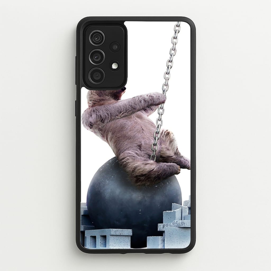 Wrecking Ball Sloth  - Miley Cyrus Phone Case for Galaxy A52 / A52s