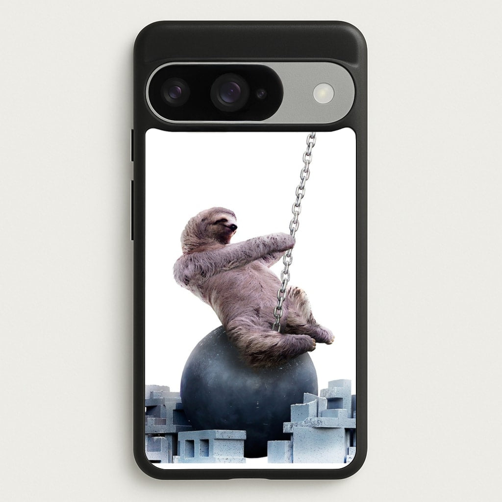 Wrecking Ball Sloth Phone Case for Google Pixel 10 / 10 Pro