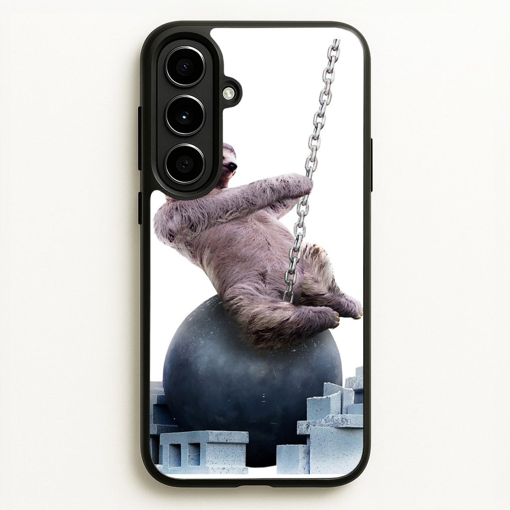 Wrecking Ball Sloth  - Miley Cyrus Phone Case for Galaxy A56