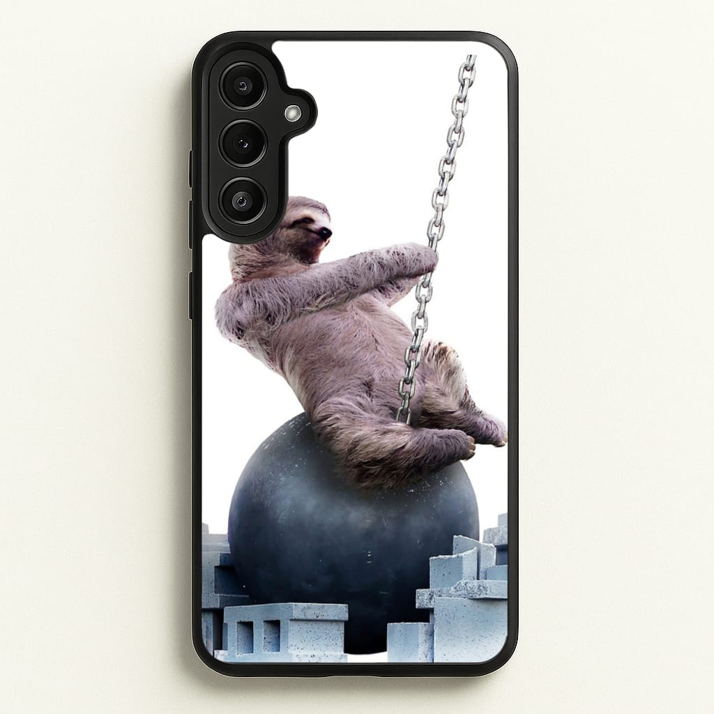 Wrecking Ball Sloth  - Miley Cyrus Phone Case for Galaxy A34