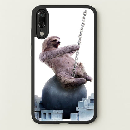 Wrecking Ball Sloth  - Miley Cyrus Phone Case for Huawei P20