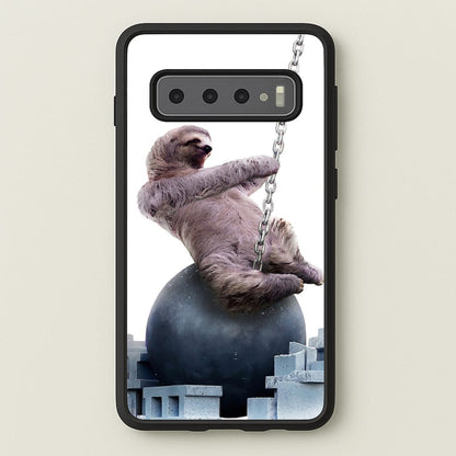 Wrecking Ball Sloth  - Miley Cyrus Phone Case for Galaxy S10 Plus