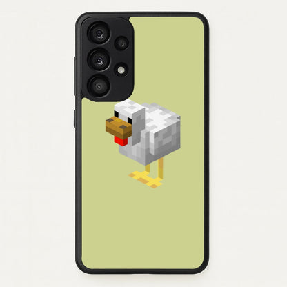 Mining Chicken  - Minecraft Phone Case for Galaxy A53
