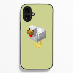 Mining Chicken  - Minecraft Phone Case for iPhone 16 Plus