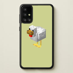 Mining Chicken  - Minecraft Phone Case for Galaxy A71