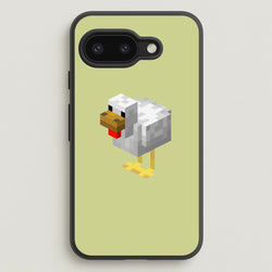Mining Chicken  - Minecraft Phone Case for Google Pixel 9a