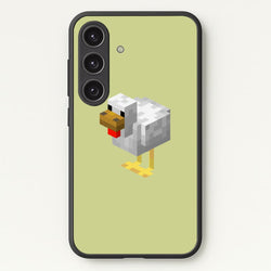 Mining Chicken  - Minecraft Phone Case for Galaxy S25
