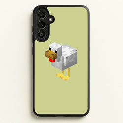 Mining Chicken  - Minecraft Phone Case for Galaxy A36
