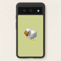 Mining Chicken  - Minecraft Phone Case for Google Pixel 8a